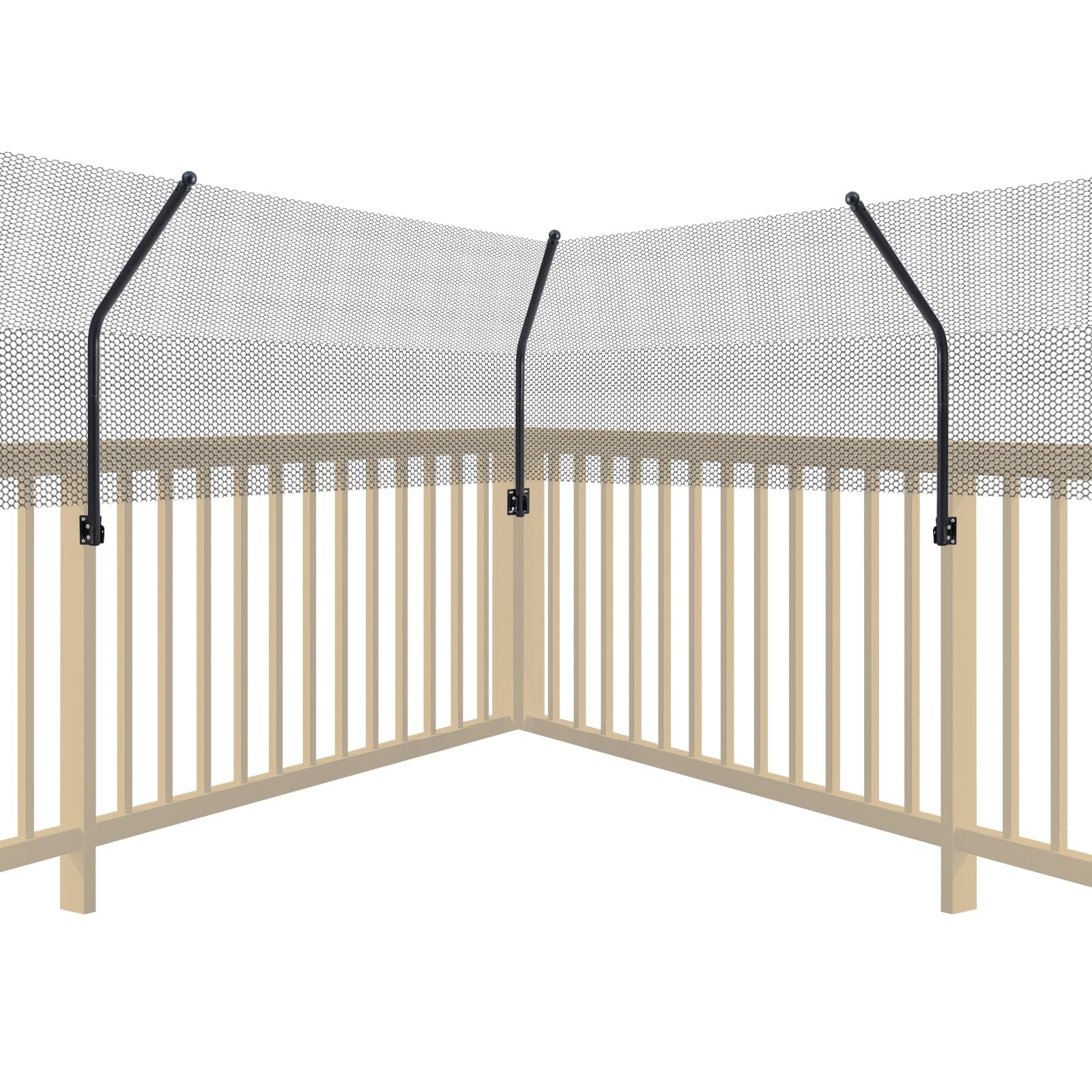 新品FENCE OF DEFENSE『REUNITED&STARTING… Cat Fence Retrofit System - Curved Fence Extension for Existing